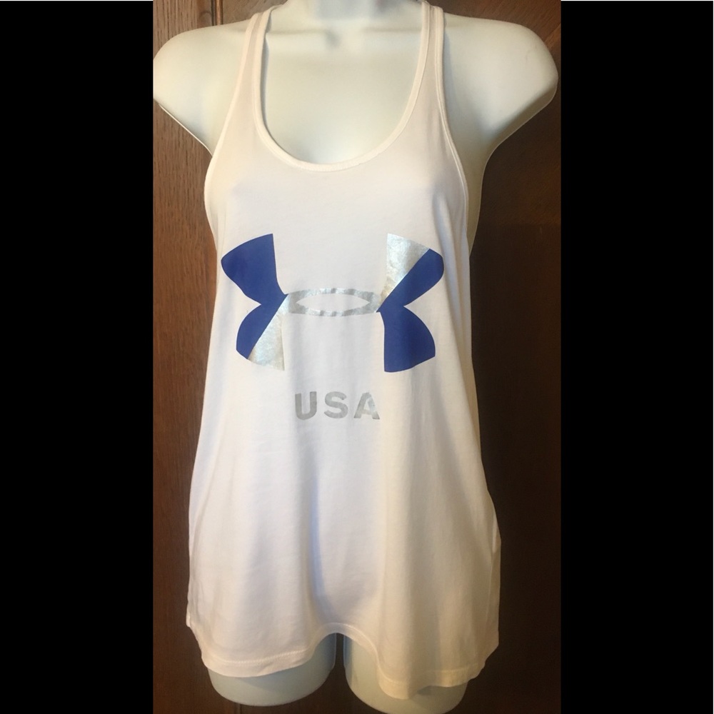 Under Armour Heatgear USA Tank Top, sz XS